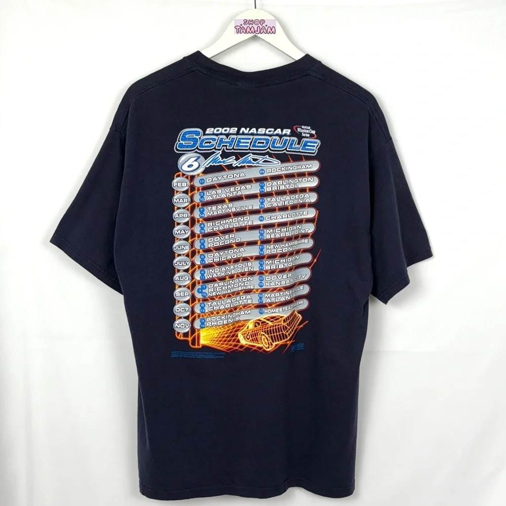 Vintage 2002 NASCAR Mark Martin T-Shirt - Picture 3 of 5